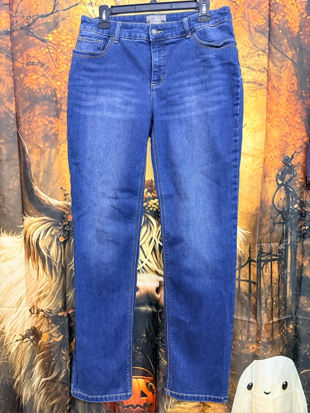 Chico’s High-Rise Straight Leg Women’s Jeans - Blue - Size 1.5